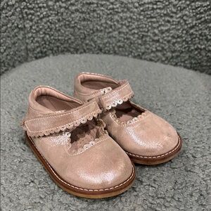 Elegant Champagne Kids Shoes